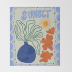 Sunset Throw Blanket Gallery Image 2