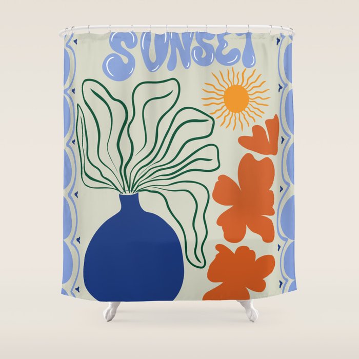 Sunset Shower Curtain Gallery Image 1