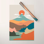 Cat Landscape 132 Wrapping Paper Gallery Image 1