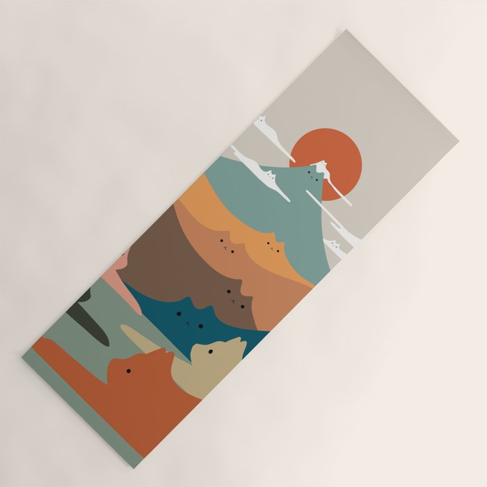 Cat Landscape 132 Yoga Mat