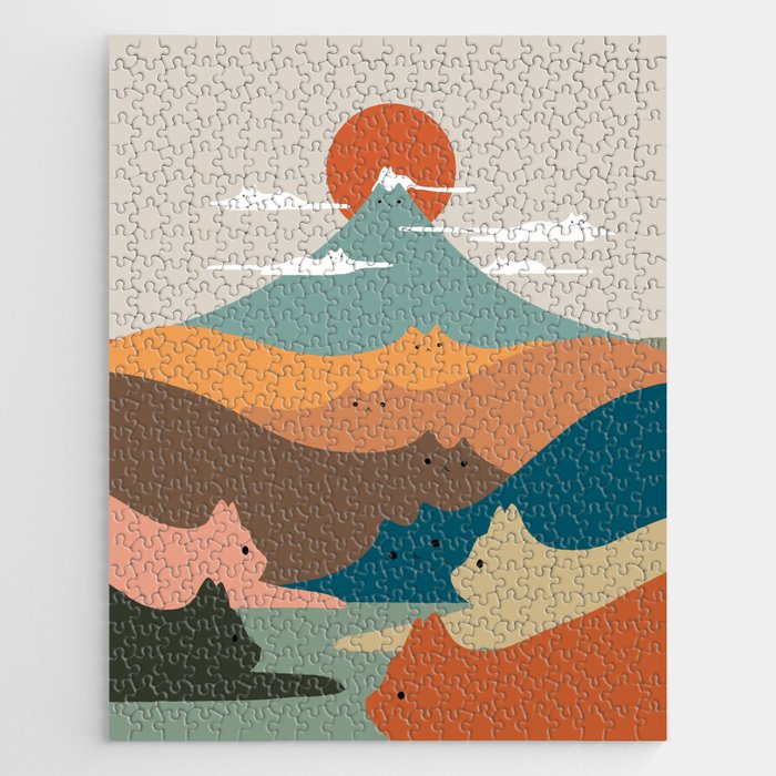 Cat Landscape 132 Jigsaw Puzzle Gallery Image 1