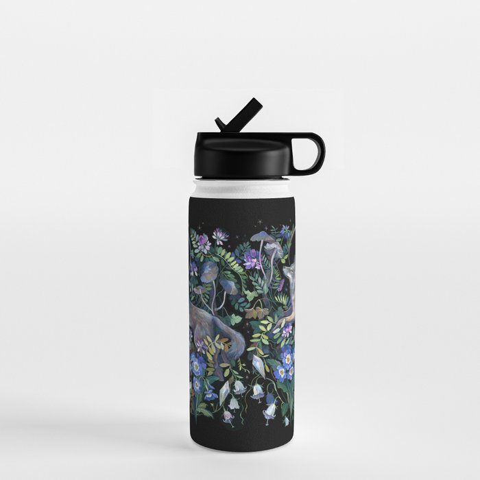 Moon Wolf Water Bottle Gallery Image 1
