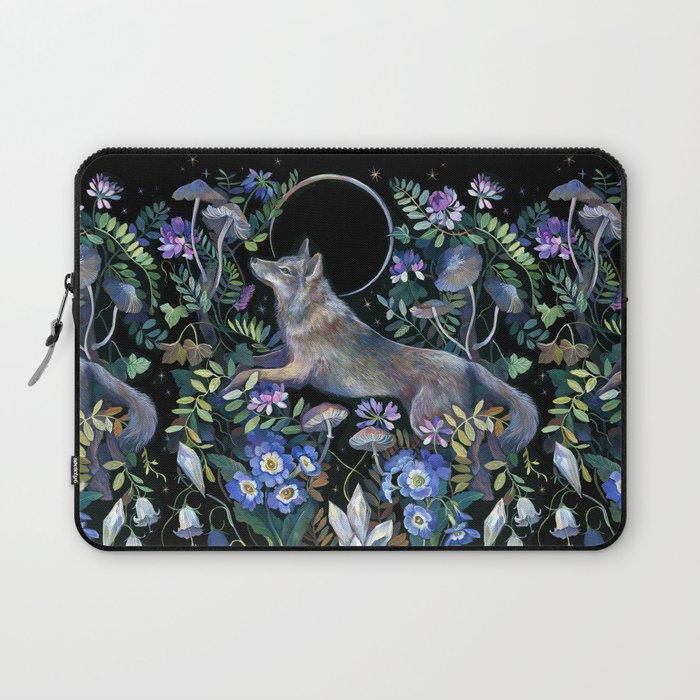 Moon Wolf Laptop Sleeve Gallery Image 1