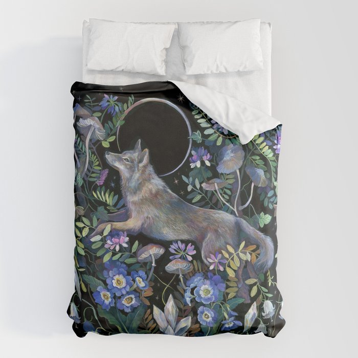 Moon Wolf Duvet Cover Gallery Image 1