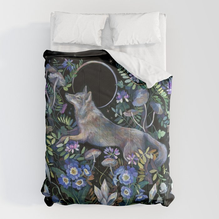 Moon Wolf Comforter Gallery Image 1