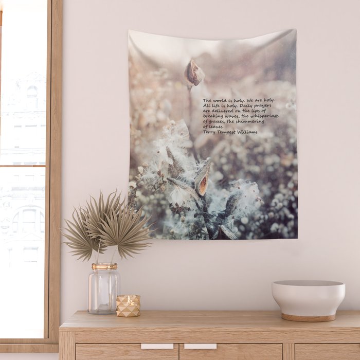 The World is Holy Wall Tapestry Gallery Image 2