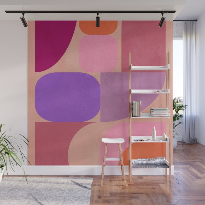Geometric Shapes 202 Wall Mural Gallery Image 1