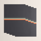 Meness - Classic Minimal Dark Retro Summer Stripes Wrapping Paper Gallery Image 3