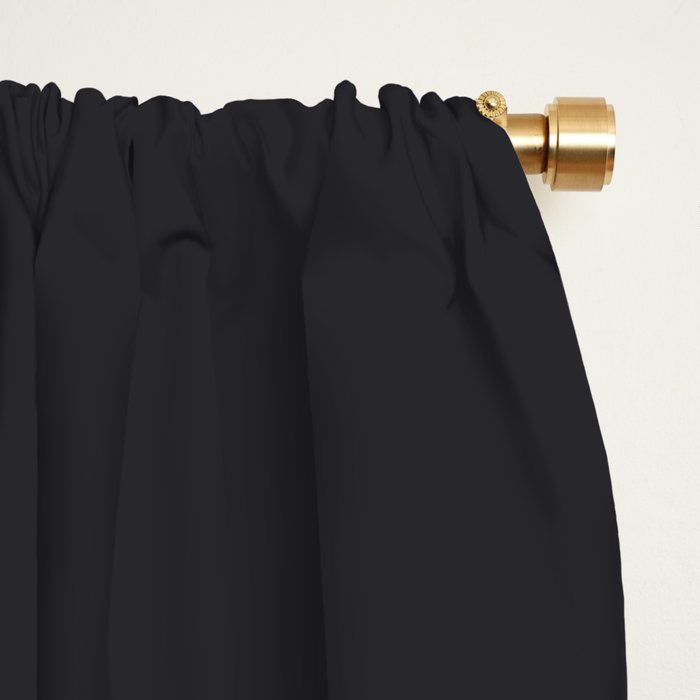 Meness - Classic Minimal Dark Retro Summer Stripes Window Curtain Gallery Image 2