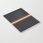 Meness - Classic Minimal Dark Retro Summer Stripes Notebook Gallery Image 3