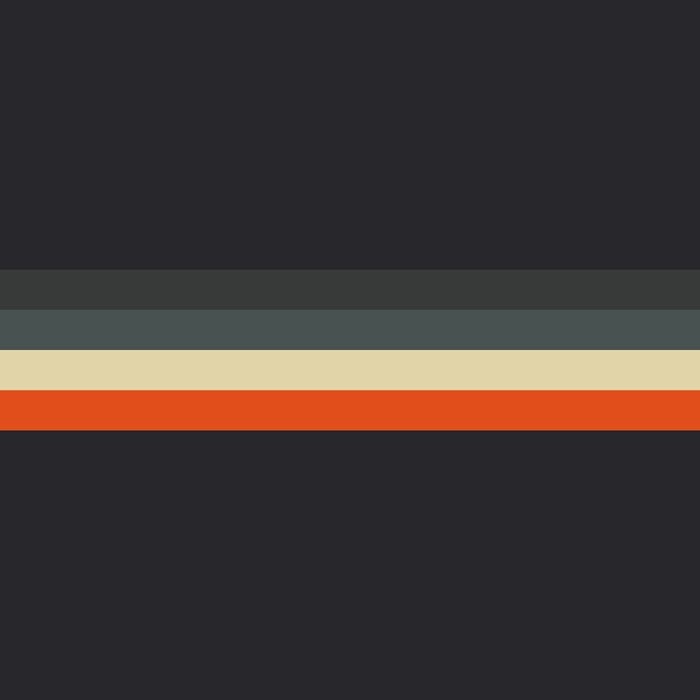 Meness - Classic Minimal Dark Retro Summer Stripes Coffee Mug Gallery Image 2