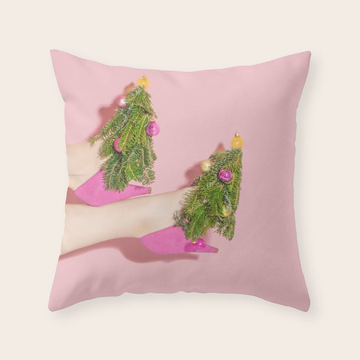 Deck the Heels Throw Pillow Gallery Image 6