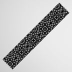 Black and White Mandala Pattern Table Runner Gallery Image 3