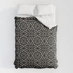 Black and White Mandala Pattern Comforter Gallery Image 6