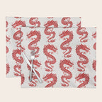 Chinese Dragon - Crimson Palette Placemat Gallery Image 1