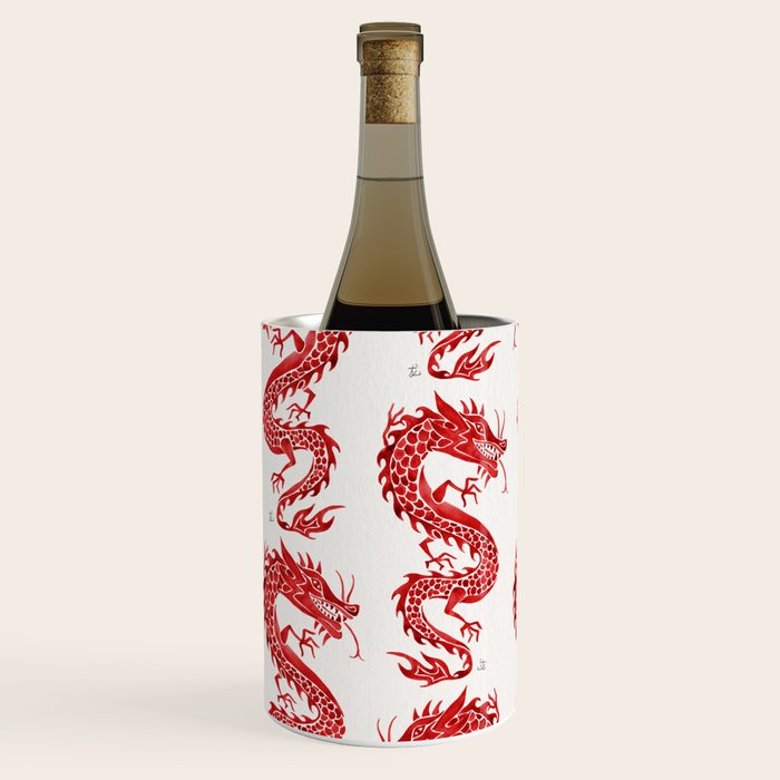 Chinese Dragon - Crimson Palette Wine Chiller Gallery Image 3