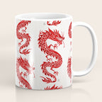 Chinese Dragon - Crimson Palette Coffee Mug Gallery Image 1