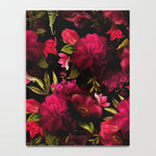 Vintage & Shabby Chic - Dark Red Antique Night Roses Botanical Garden Notebook Gallery Image 4