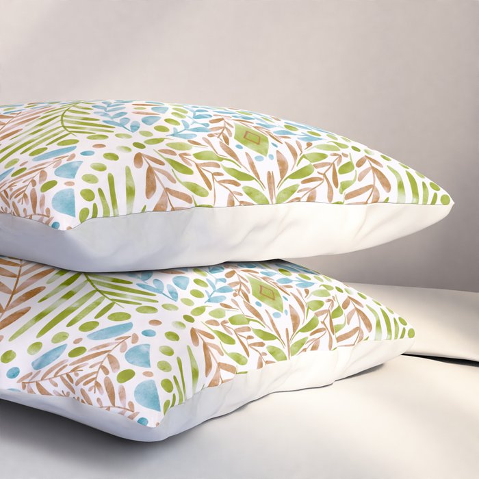 Natural Foliage Fusion G Pillow Sham Gallery Image 3