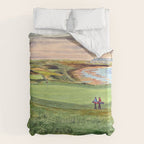 Ballybunion Golf Course County Kerry Ireland 10th Green Duvet Cover Gallery Image 6