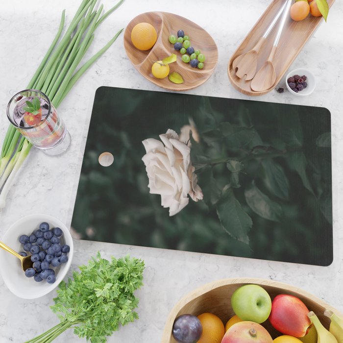 White Rose Cutting Board Gallery Image 2