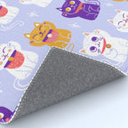 Lucky Waving Kitty Cat Maneki Neko Rug Gallery Image 4
