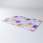 Lucky Waving Kitty Cat Maneki Neko Rug Gallery Image 3