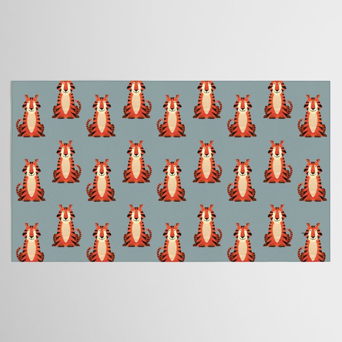 Whimsy Tiger Tablecloth Gallery Image 2