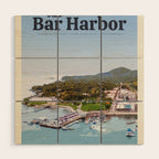 Visit Bar Harbor Wood Wall Art Gallery Image 1