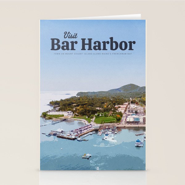 Visit Bar Harbor Stationery Card Gallery Image 2