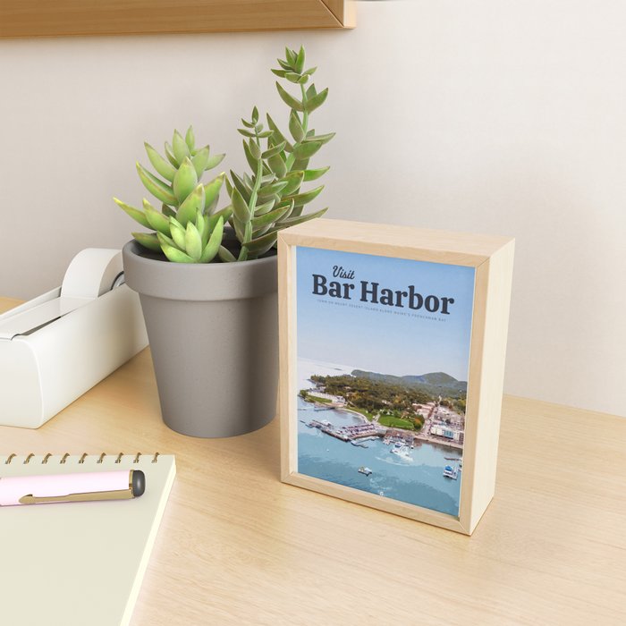 Visit Bar Harbor Mini Art Print Gallery Image 2
