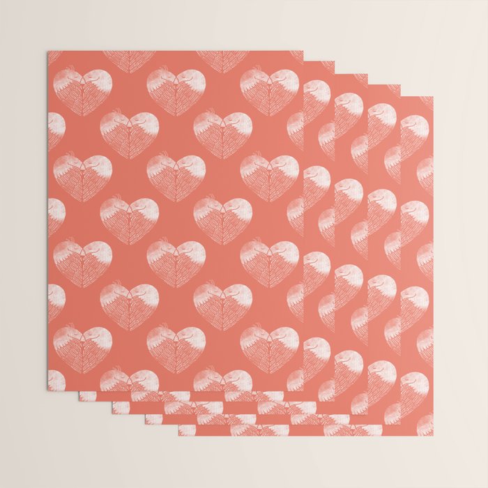 Love birds sitting on a tree Wrapping Paper Gallery Image 3