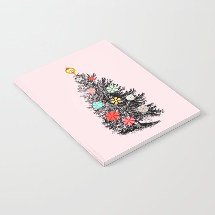 Retro Christmes tree no2 Notebook Gallery Image 1