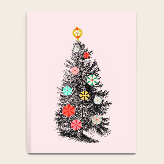 Retro Christmes tree no2 Notebook Gallery Image 4