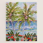 Palm Trees by Karen Fields Jigsaw Puzzle Gallery Image 1