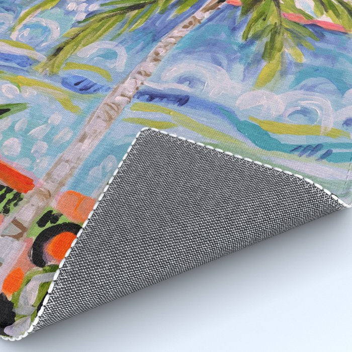 Palm Trees by Karen Fields Rug Gallery Image 4