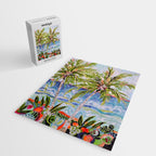Palm Trees by Karen Fields Jigsaw Puzzle Gallery Image 2