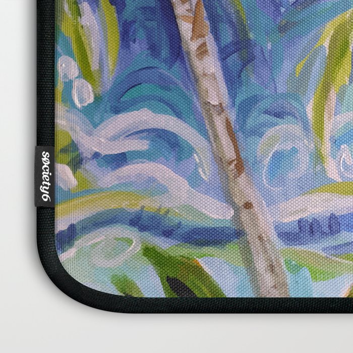 Palm Trees by Karen Fields Laptop Sleeve Gallery Image 3