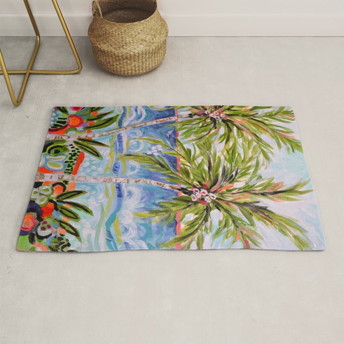 Palm Trees by Karen Fields Rug Gallery Image 1