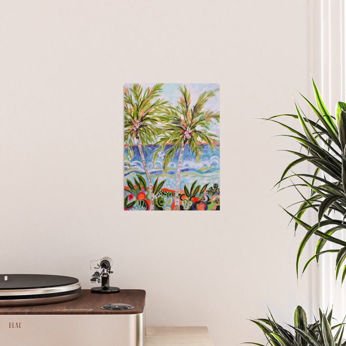 Palm Trees by Karen Fields Poster Gallery Image 2