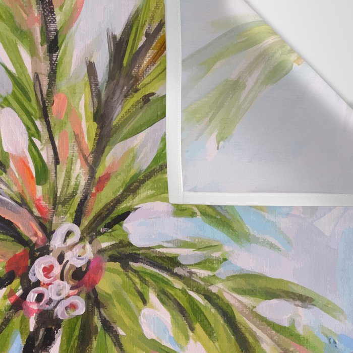 Palm Trees by Karen Fields Wall Tapestry Gallery Image 3