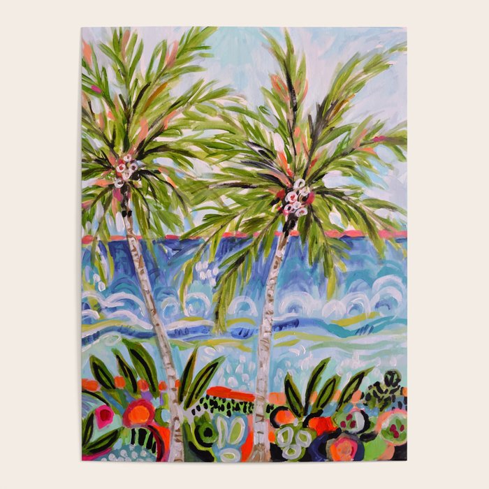 Palm Trees by Karen Fields Poster Gallery Image 1