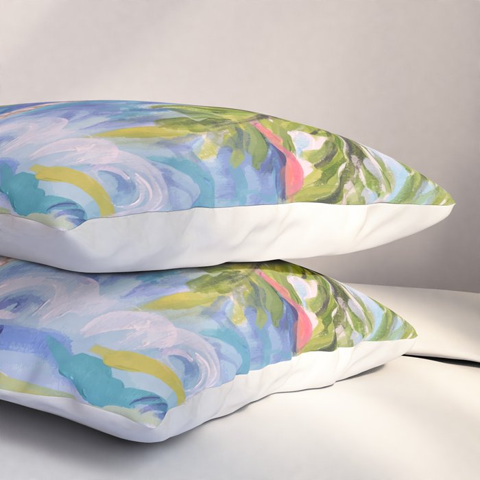 Palm Trees by Karen Fields Pillow Sham Gallery Image 3