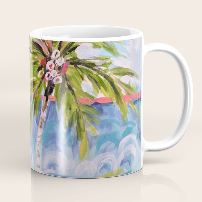 Palm Trees by Karen Fields Coffee Mug Gallery Image 1