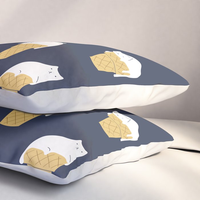Meowlting Pattern Pillow Sham Gallery Image 3