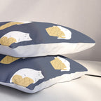 Meowlting Pattern Pillow Sham Gallery Image 3