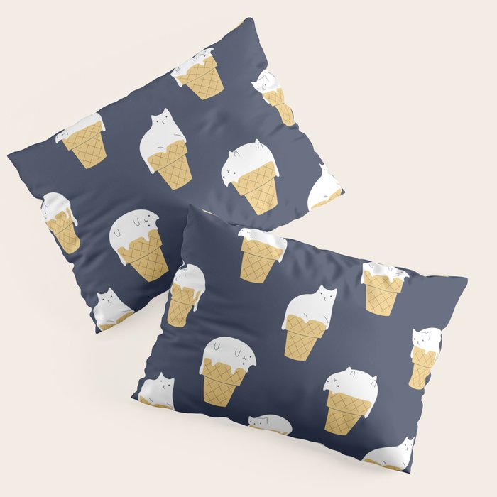 Meowlting Pattern Pillow Sham Gallery Image 3