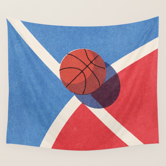 BALLS / Basketball - outdoor II Wall Tapestry Gallery Image 4