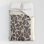 Abstract Black Florals Comforter Gallery Image 6