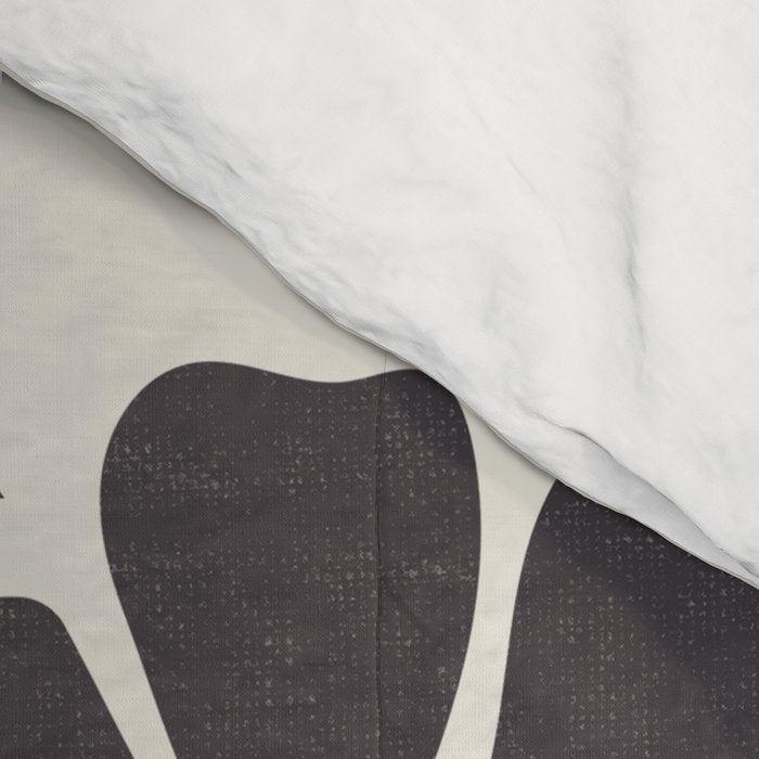 Abstract Black Florals Comforter Gallery Image 4